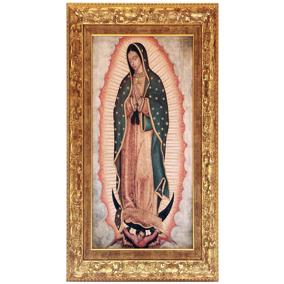Cuadro de la Virgen de Guadalupe de 48.3x34.7 cm