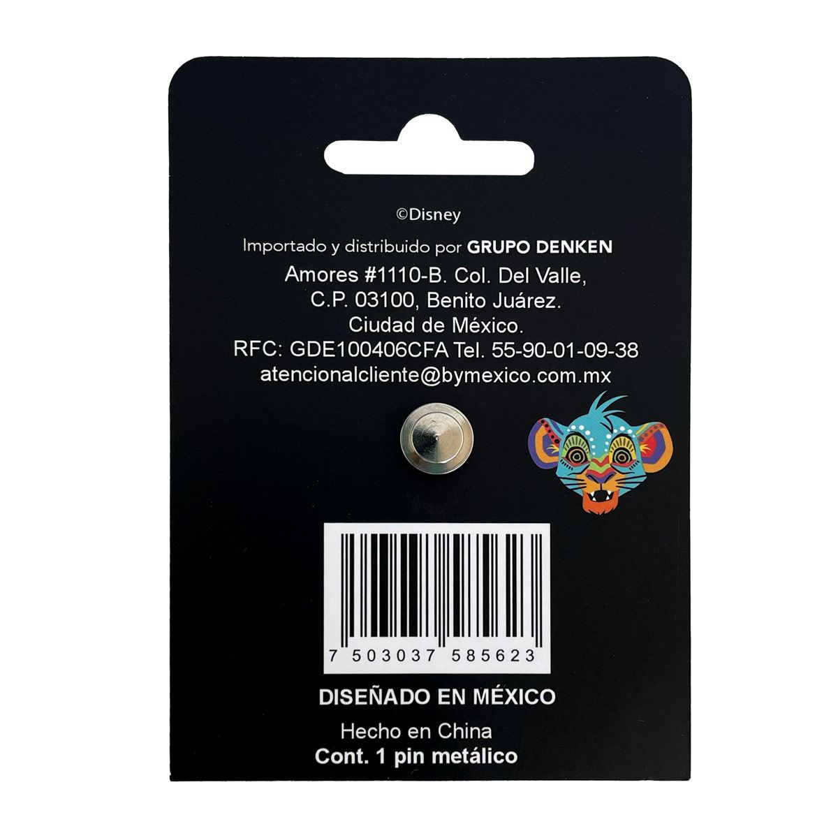 Pin Metálico Disney Simba