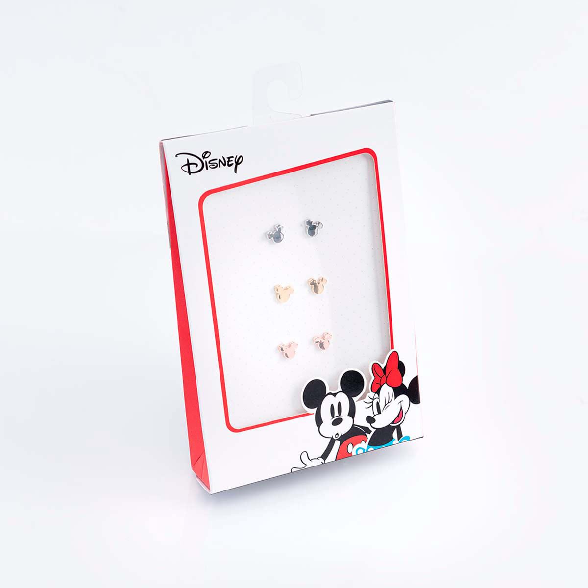 Aretes Mickey Mouse Tricolor Disney