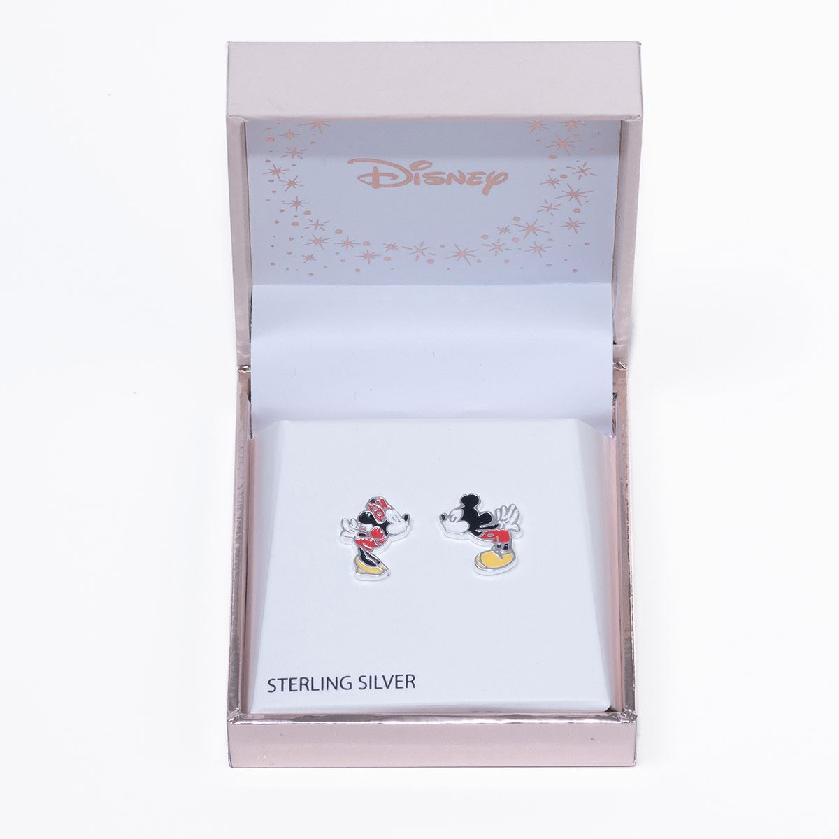 Aretes Mickey & Minnie Plata.925 Disney