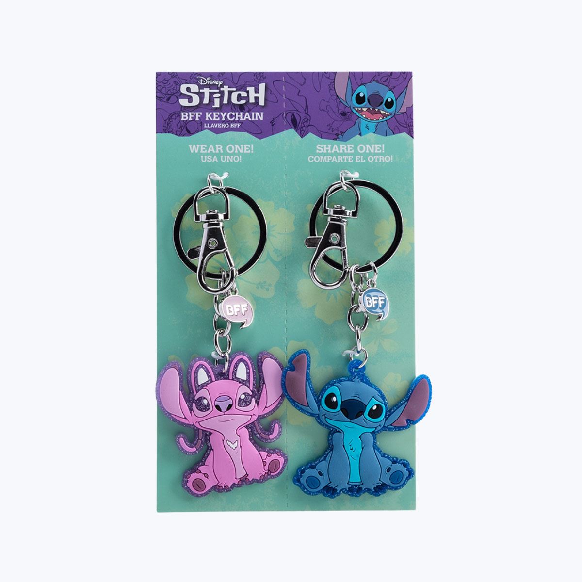 Llavero Stitch & Angel BFF Disney