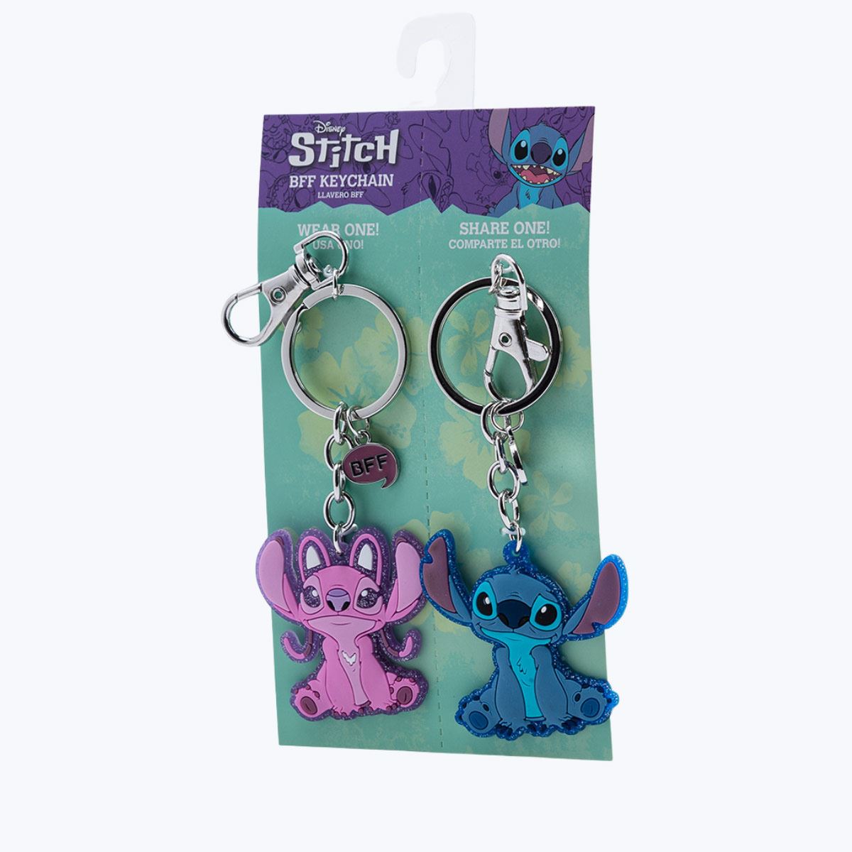 Llavero Stitch & Angel BFF Disney