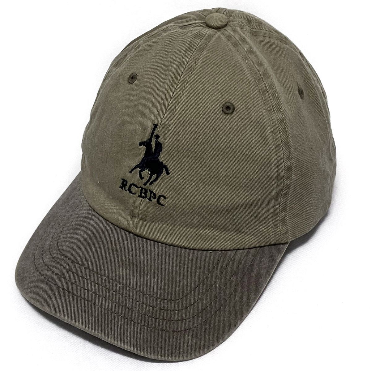 Gorra Polo Club combinado caki con café