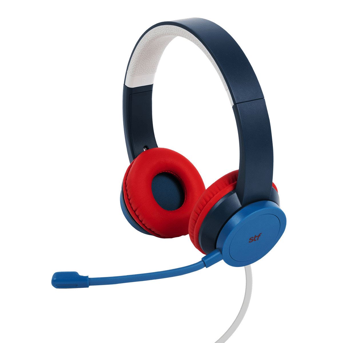 Diadema con micrófono juno azul