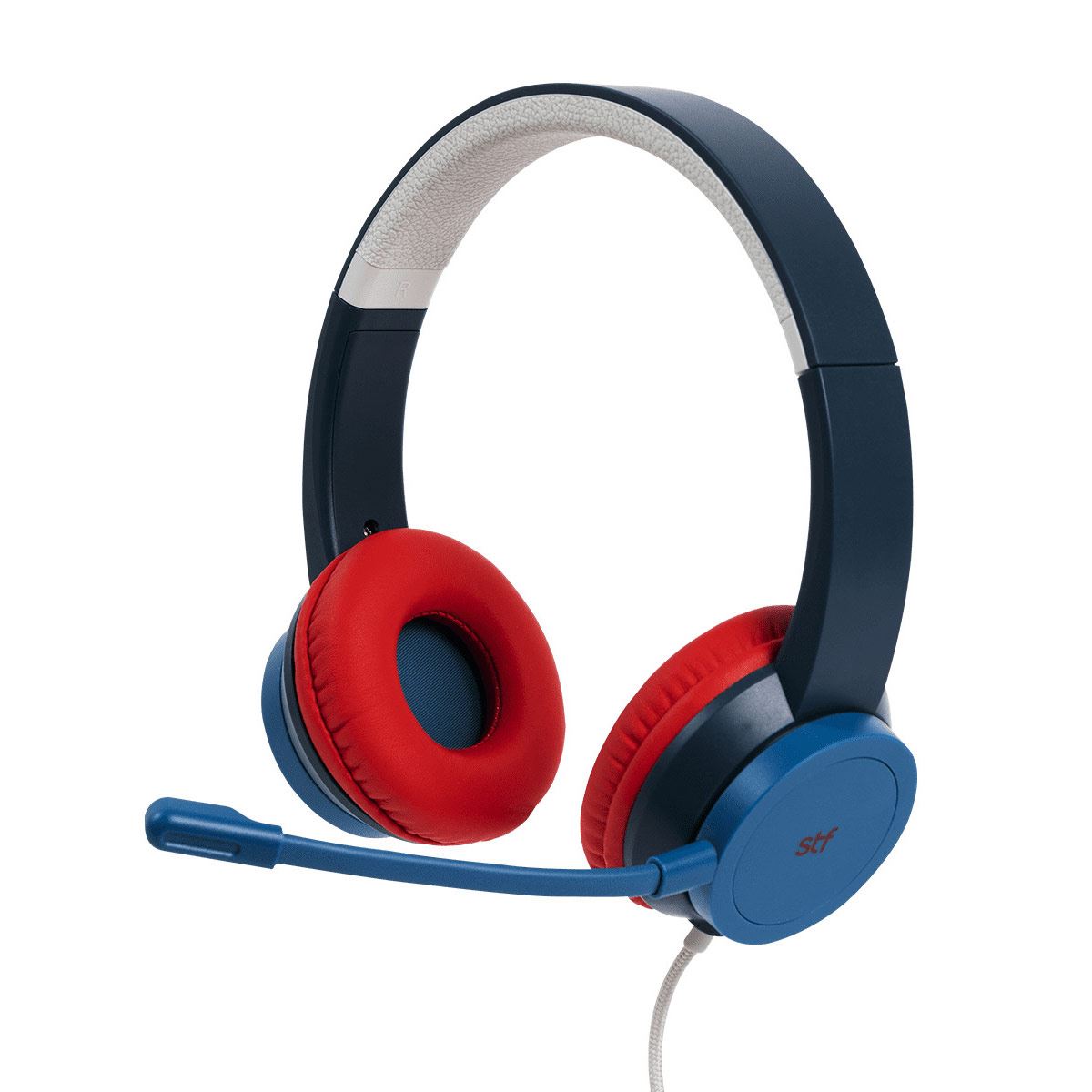 Diadema con micrófono juno azul