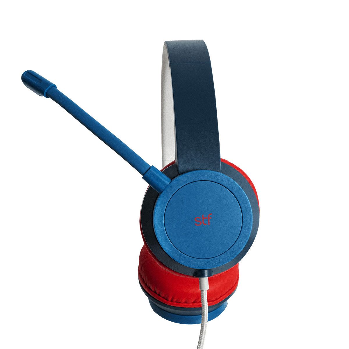 Diadema con micrófono juno azul