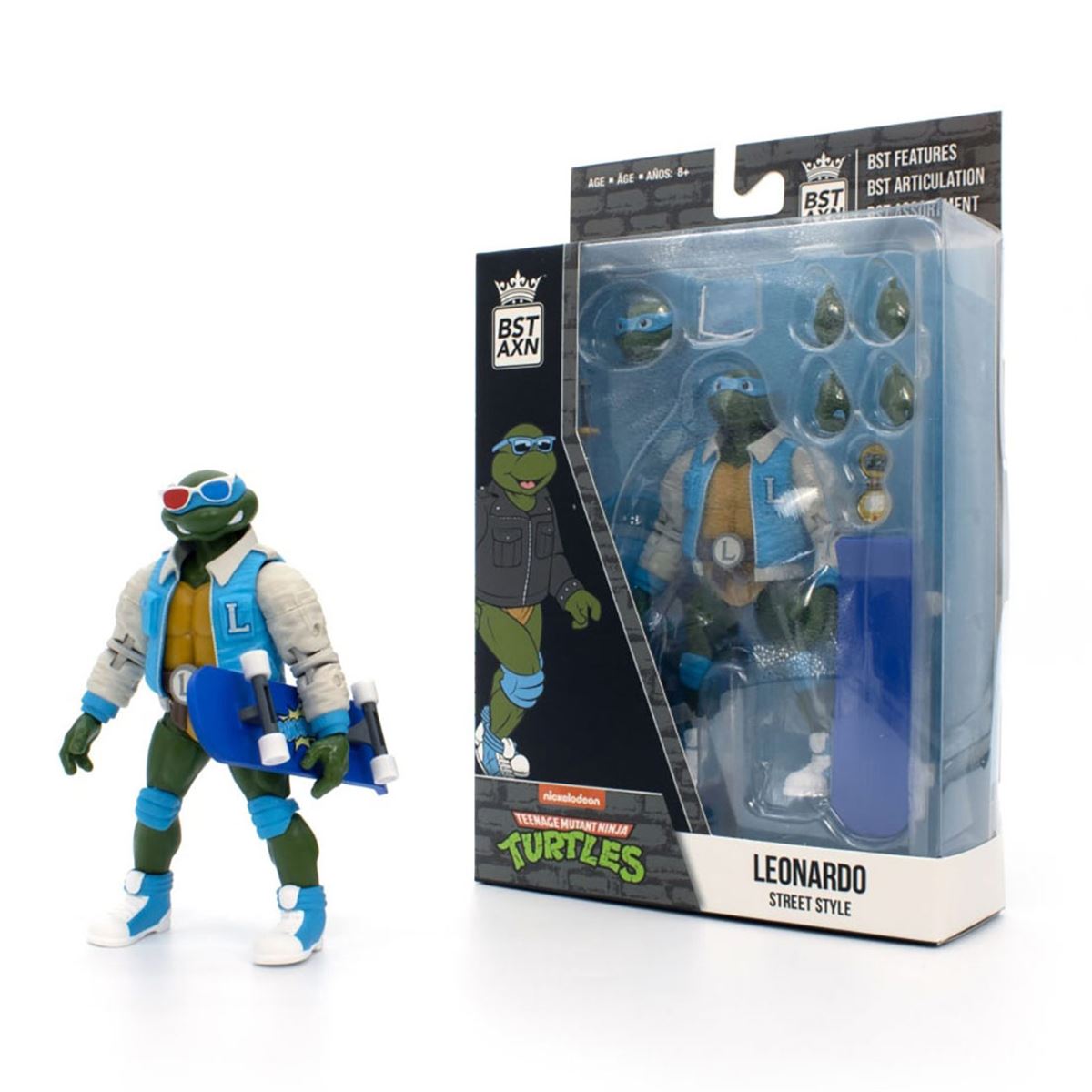 Figura Tmnt Bst Axn Leonardo Street
