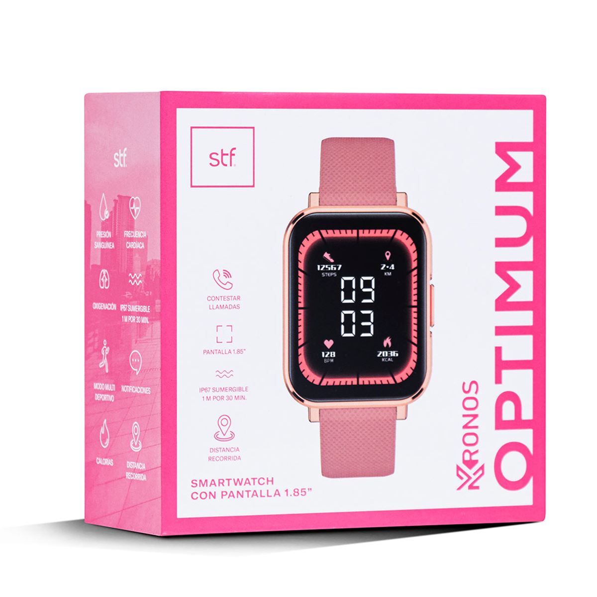 Smartwatch STF Kronos optimum rosa