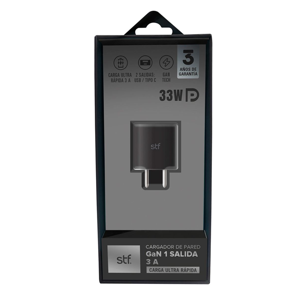 Cargador de pared STF Carga Rápida de 33W