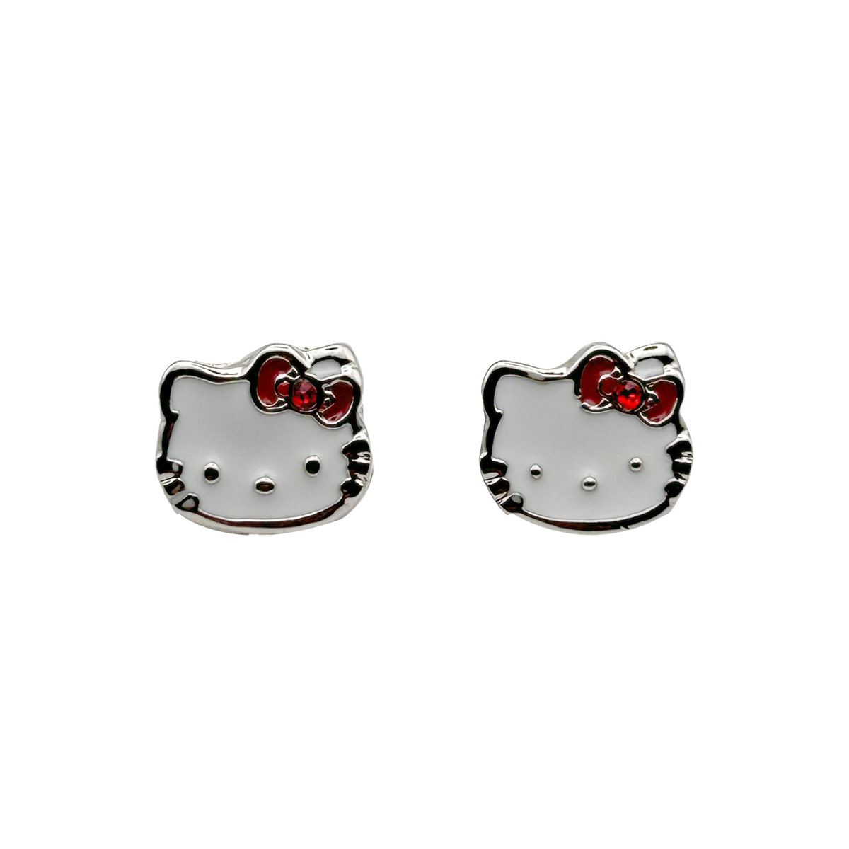 Broqueles Hello Kitty Clásica con Resina