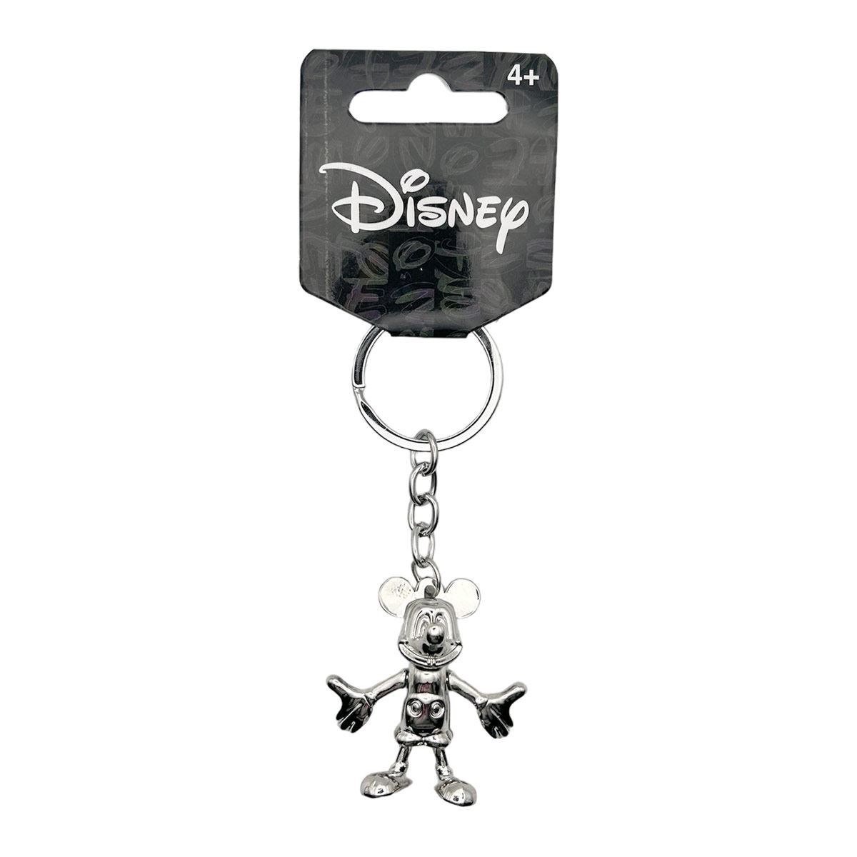 Llavero Disney Mickey Movible Plata