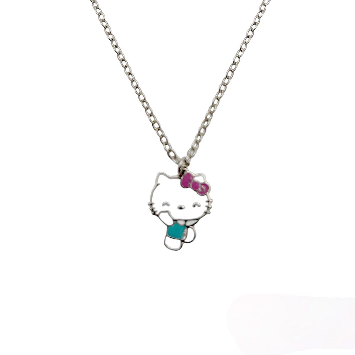 Collar con Resina Hello Kitty Saltando