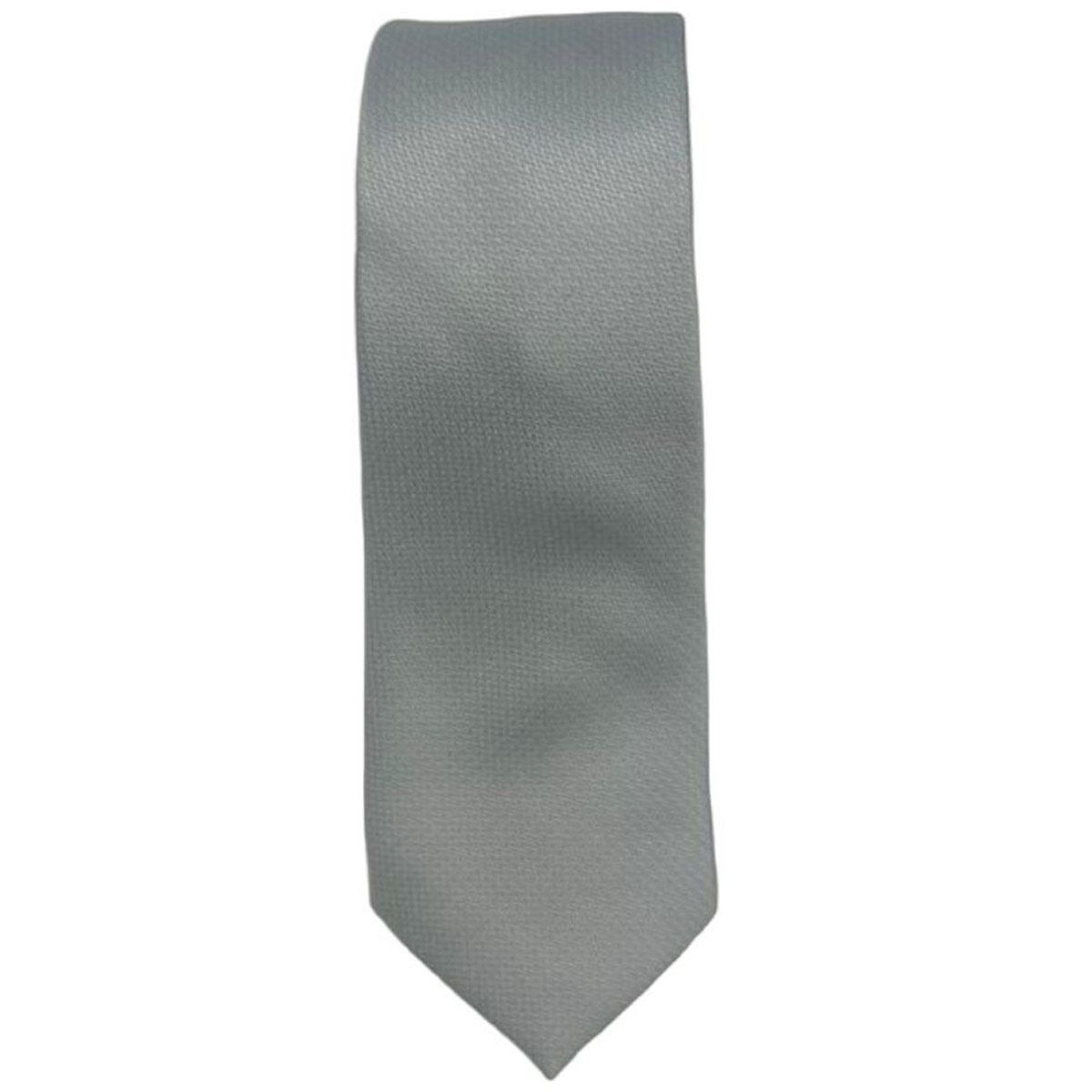 Corbata lisa Nuova Generazione gris