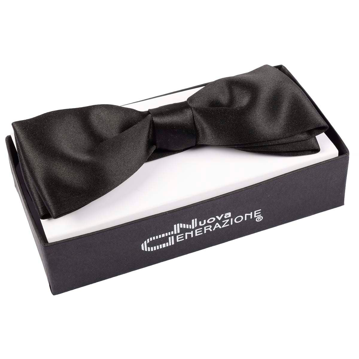 Moño liso Nuova Generazione negro para hombre