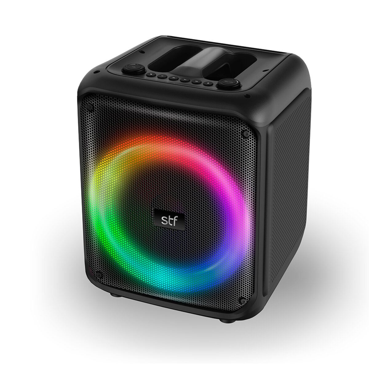 Bocina Inalámbrica STF Power Block 8" Inalámbrica Con Luz RGB