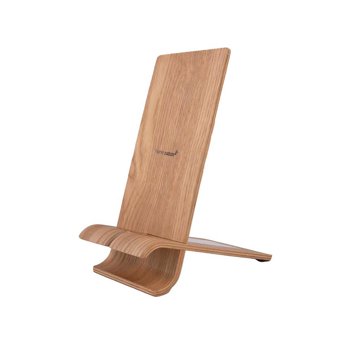 Home Nature Soporte de madera para teléfono 12x8.5x16.5 cm
