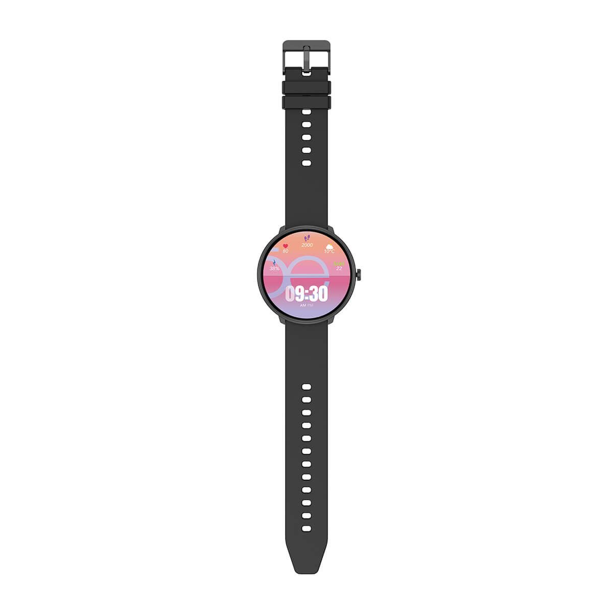 Smartwatch Cloe Series 3 silicón negro unisex