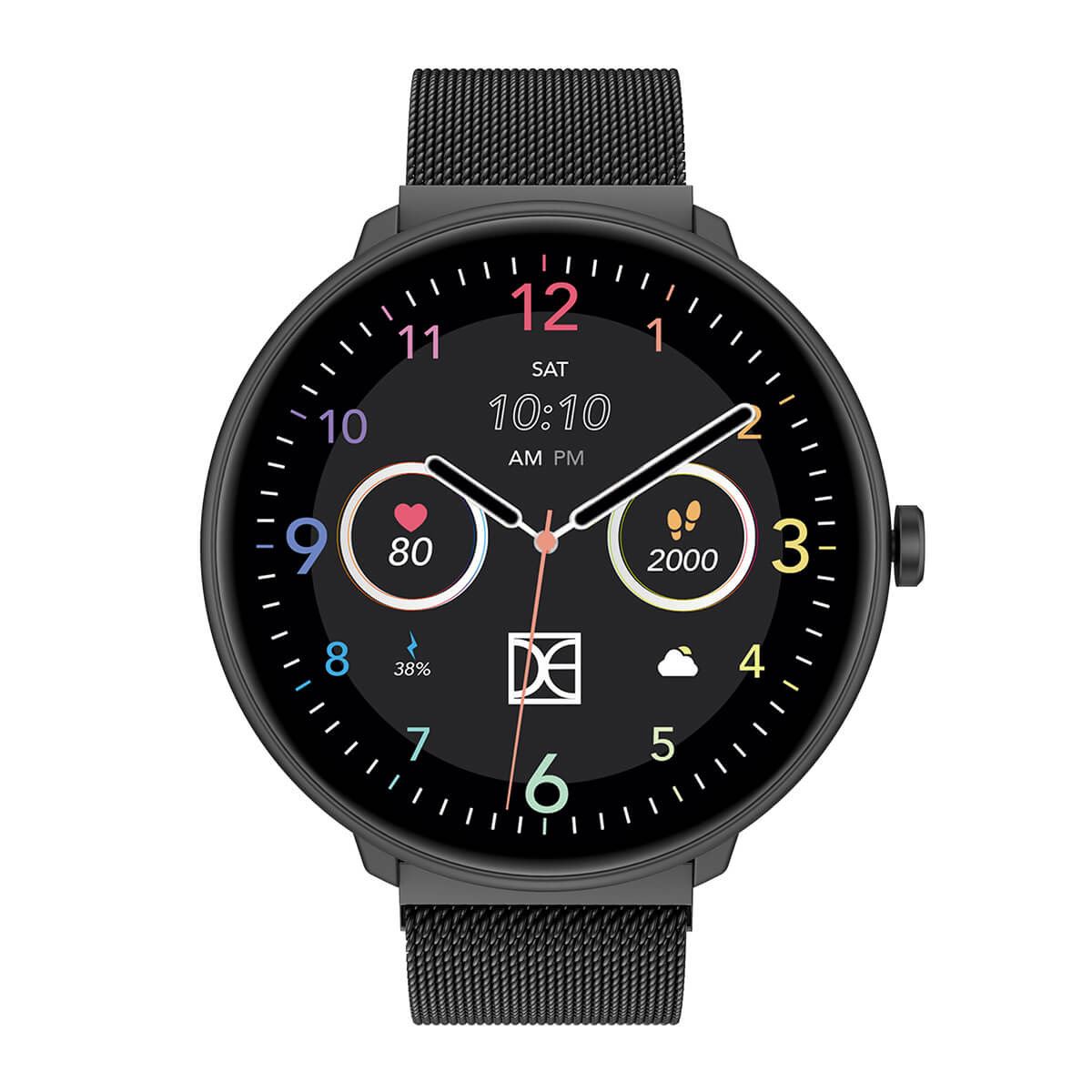 Smartwatch Cloe Series 3 mesh negro unisex