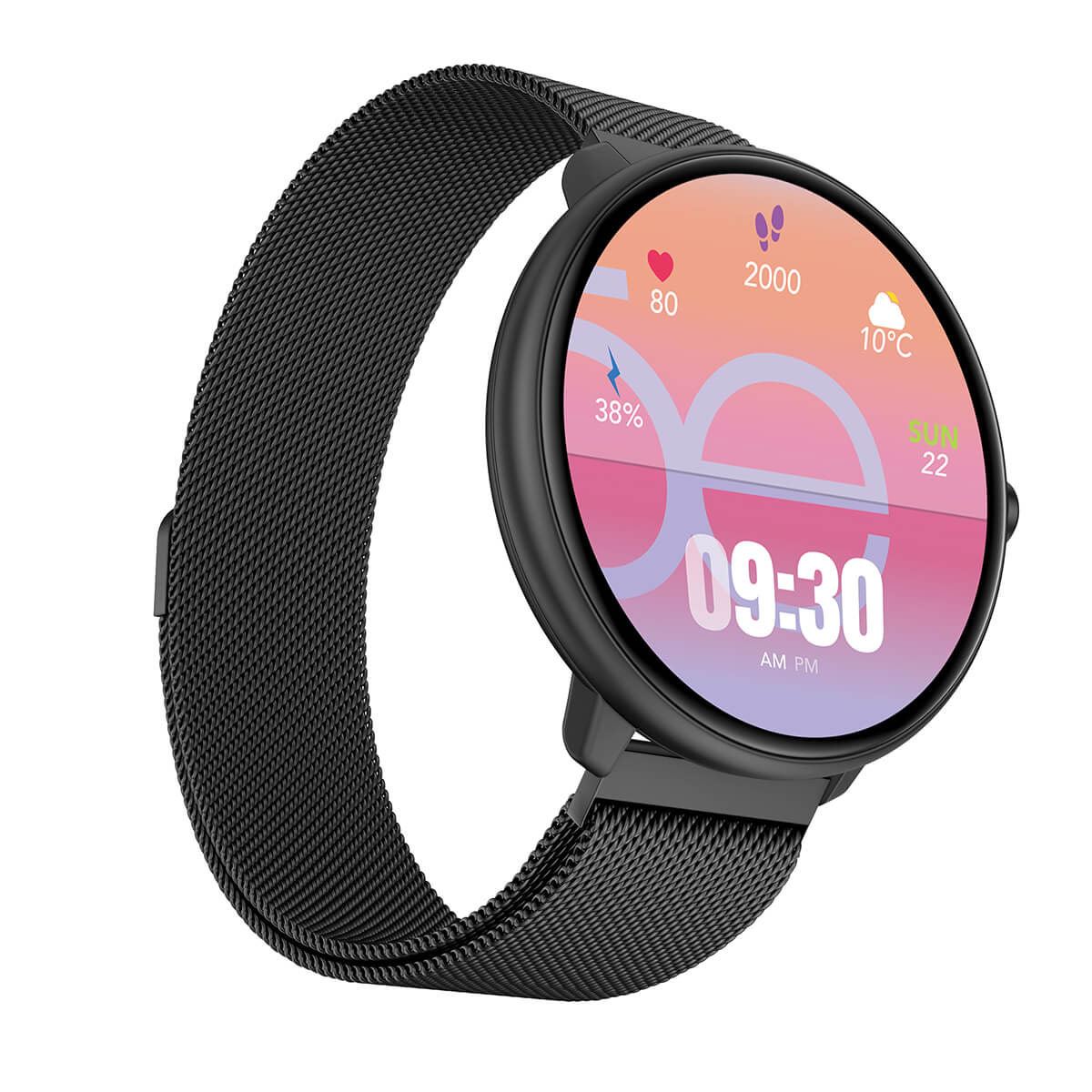 Smartwatch Cloe Series 3 mesh negro unisex