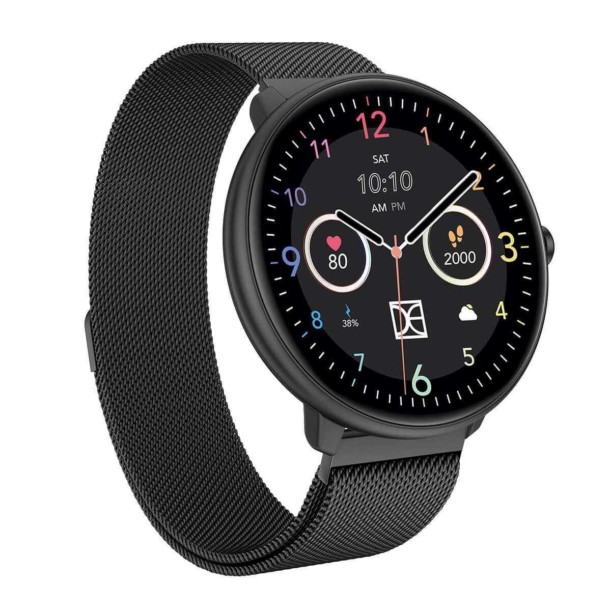 Smartwatch Cloe Series 3 mesh negro unisex