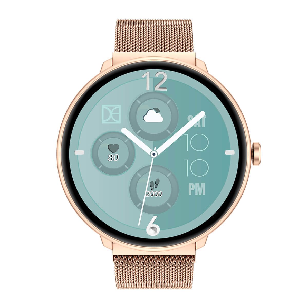 Smartwatch Cloe Series 3 mesh oro rosa para mujer