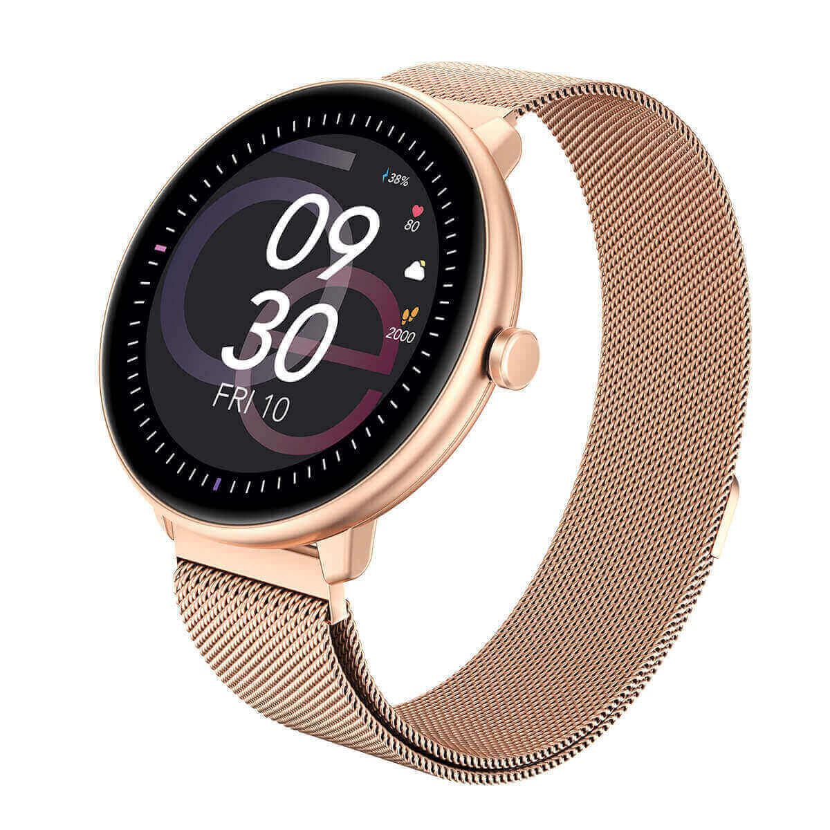 Smartwatch Cloe Series 3 mesh oro rosa para mujer