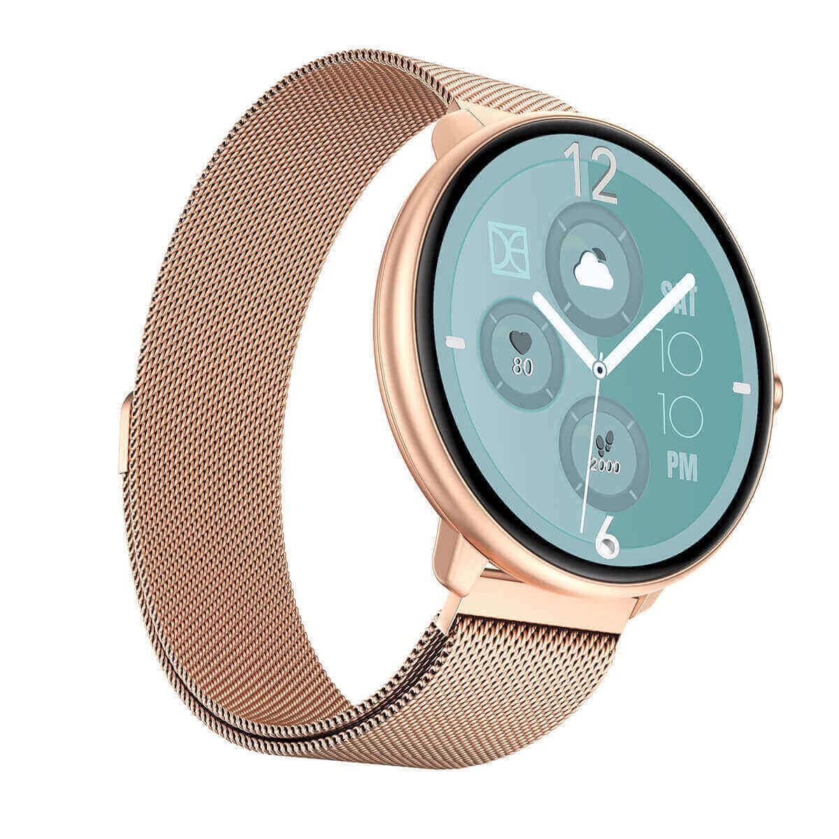 Smartwatch Cloe Series 3 mesh oro rosa para mujer