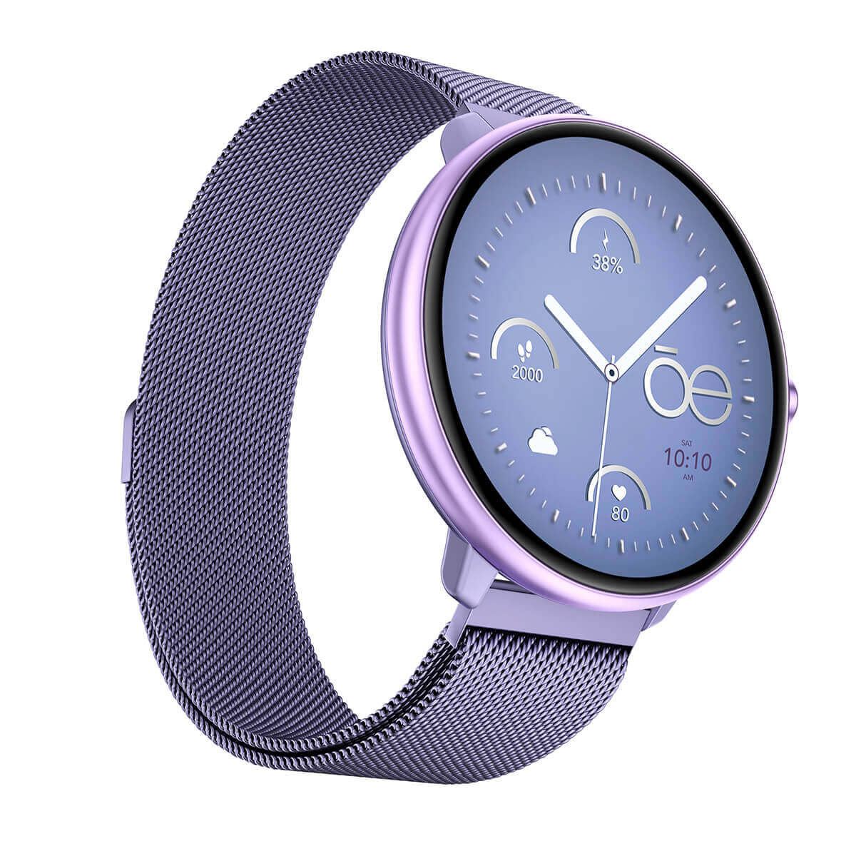 Smartwatch Cloe Series 3 mesh morado para mujer