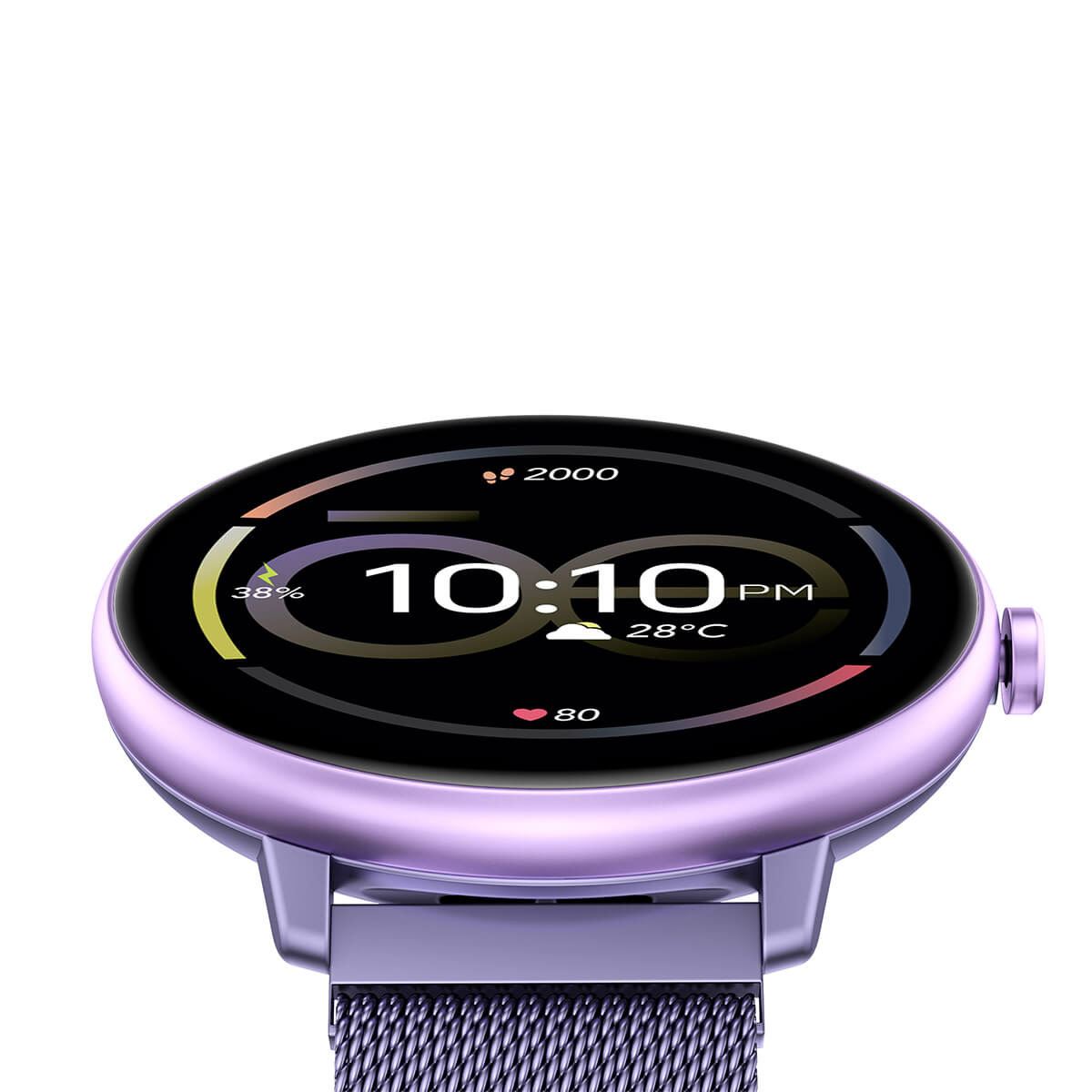 Smartwatch Cloe Series 3 mesh morado para mujer