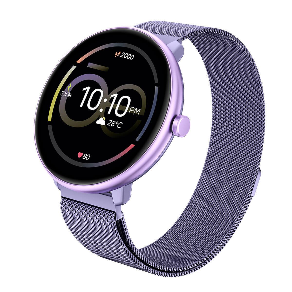 Smartwatch Cloe Series 3 mesh morado para mujer