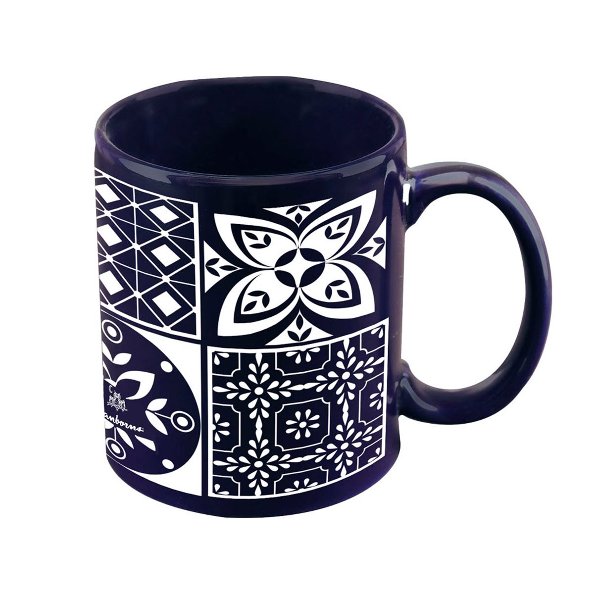 Taza de Cerámica Azul Marino Azulejos Sanborns