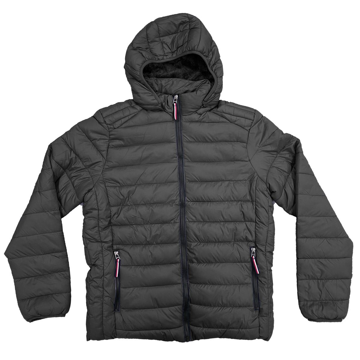 Chamarra Con Gorro BHI235031 Negro EG