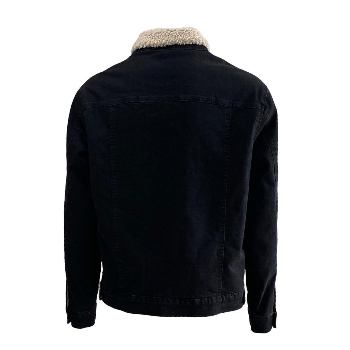 Chamarra Mezclilla JACSHER001 Negro CH Para Hombre