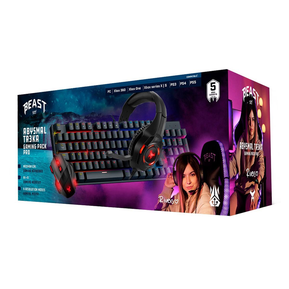 Combo Gamer 3-1 STF Abysmal TR3KA pack pro