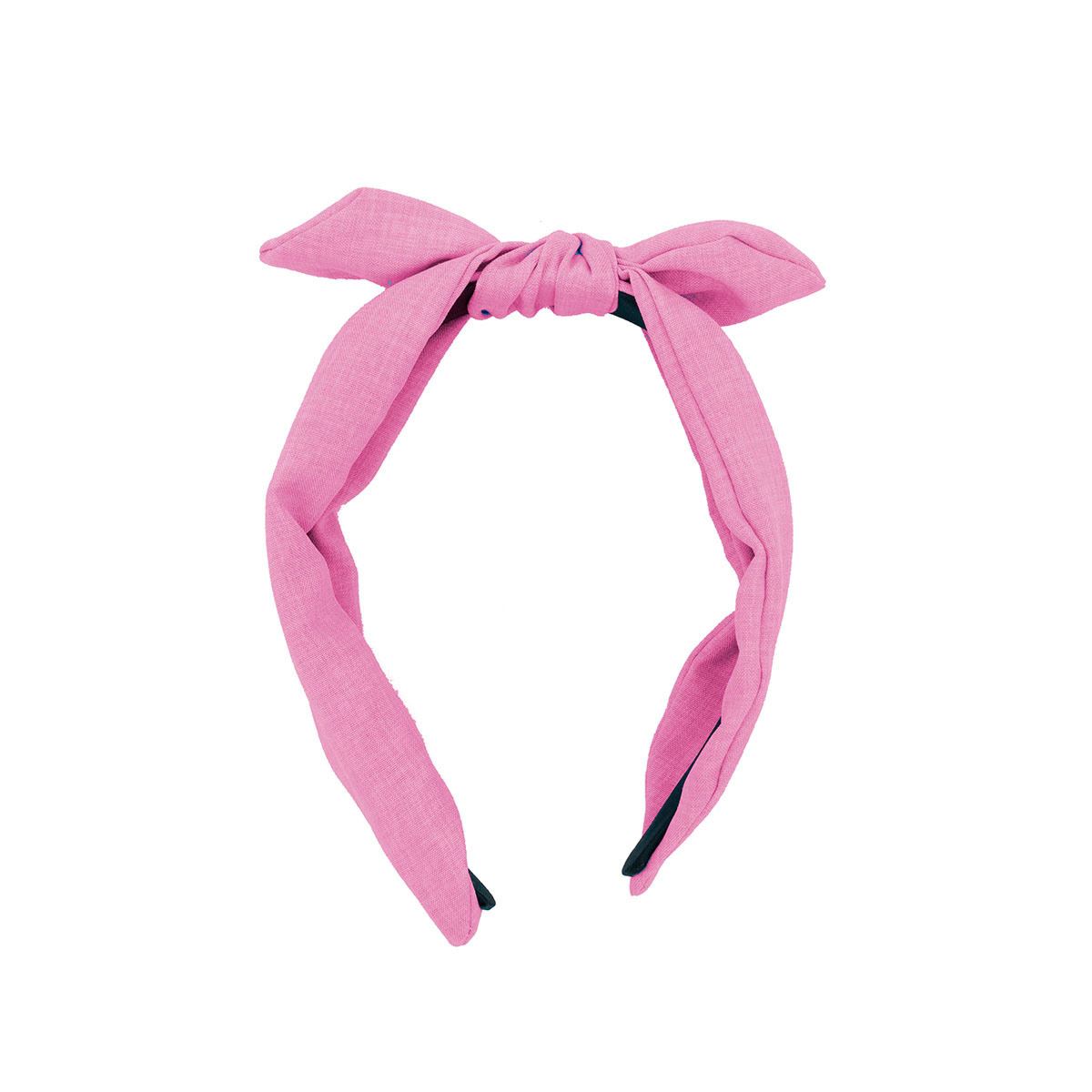 Diadema Infantil Lazo Fucsia Ponette