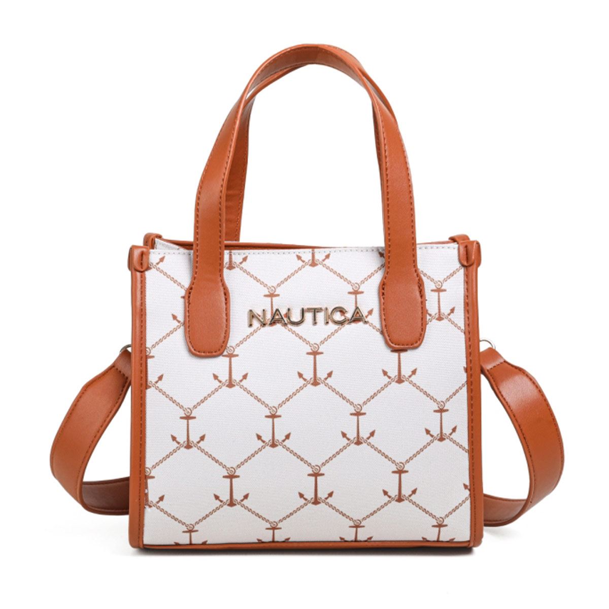 Bolso Mini Tote Náutica Naranja para Mujer