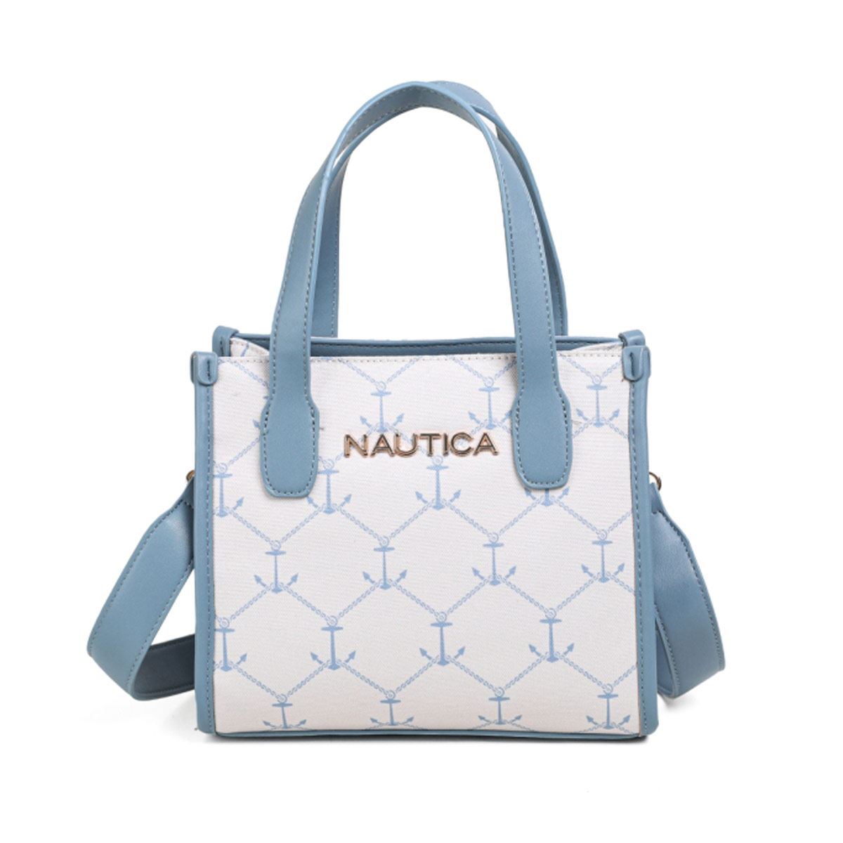 Bolso Mini Tote Náutica Azul para Mujer
