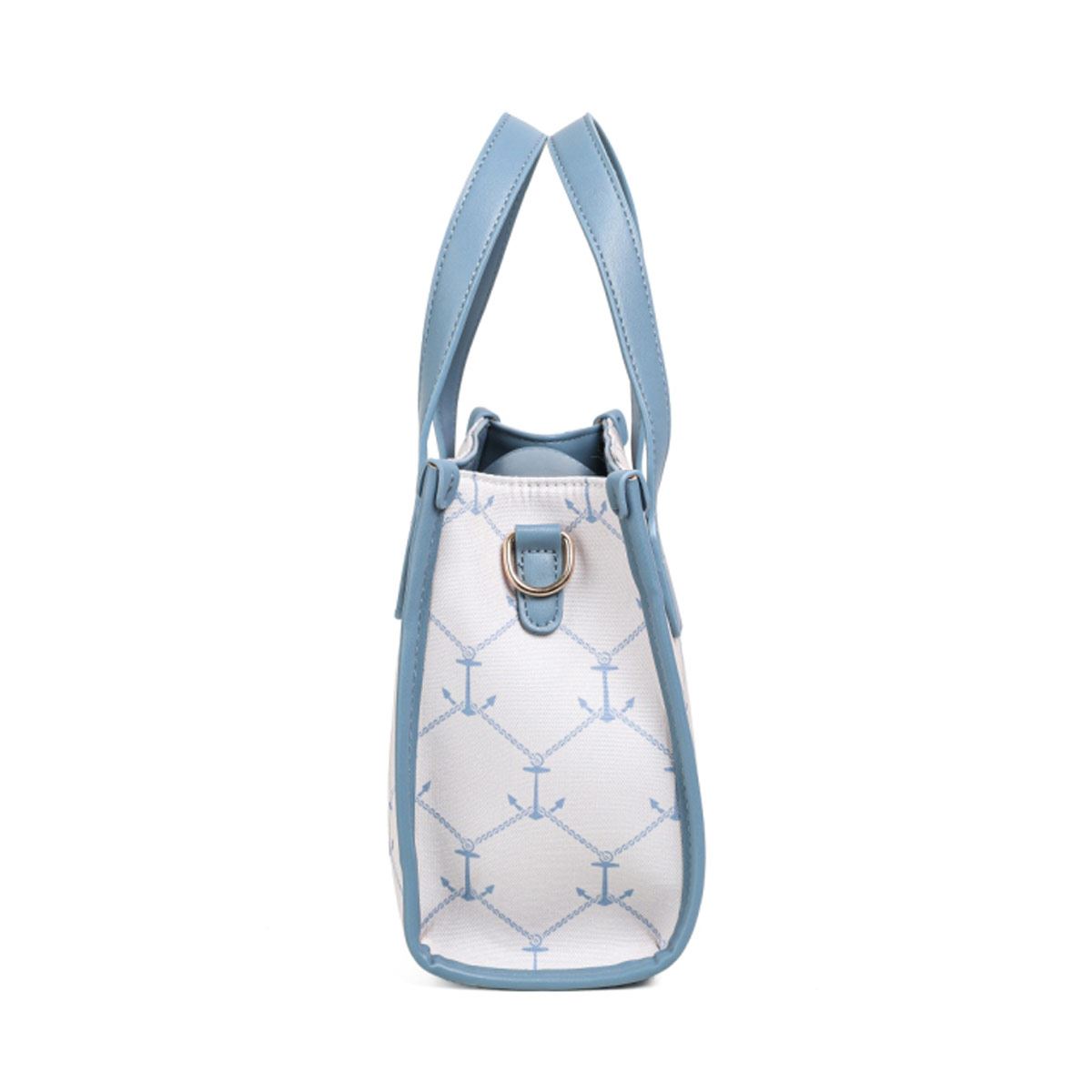 Bolso Mini Tote Náutica Azul para Mujer