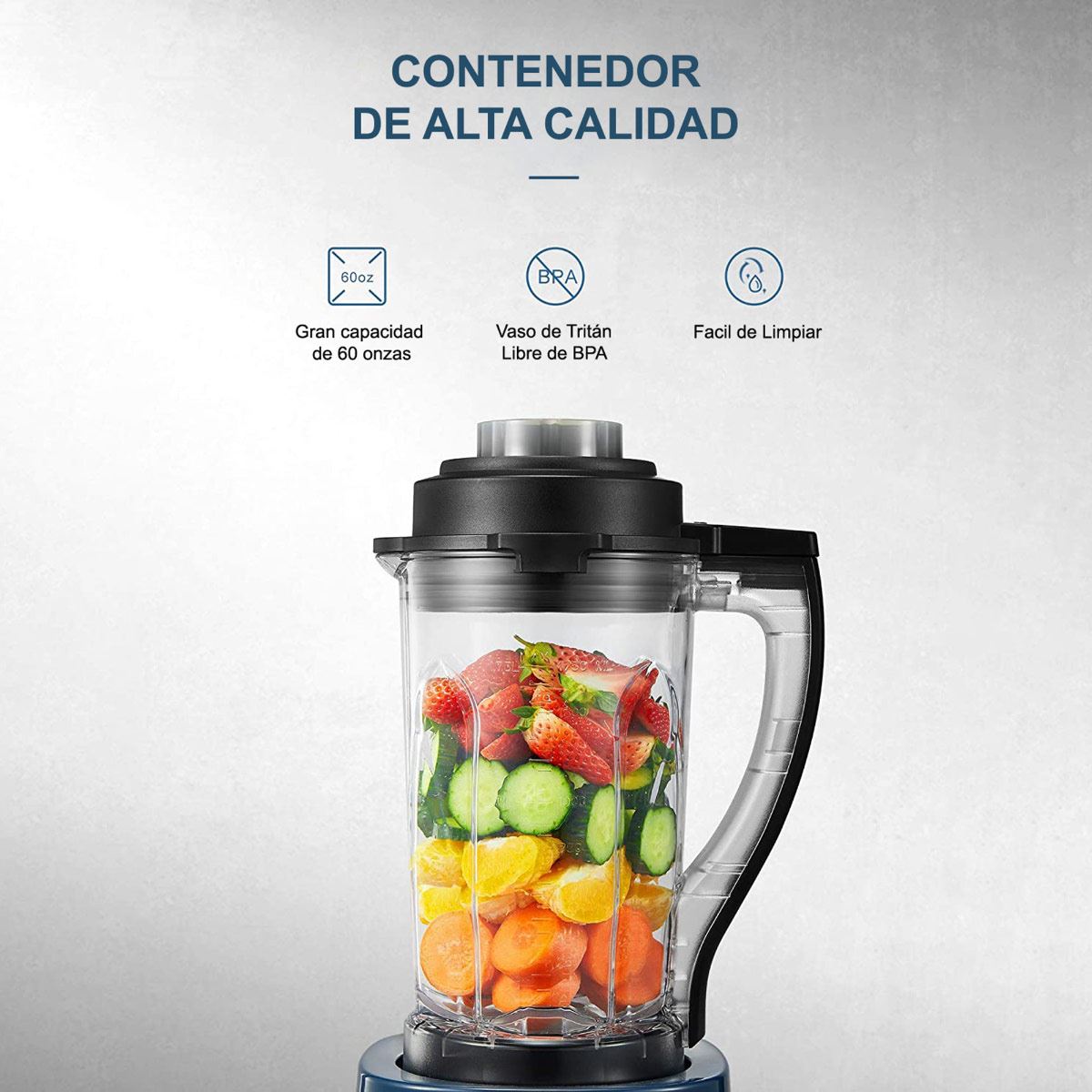 Licuadora Aicok profesional 1200 azul PB1810