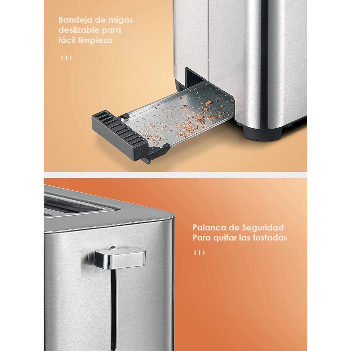 Tostador de pan digital Aicok THT-8015MDA