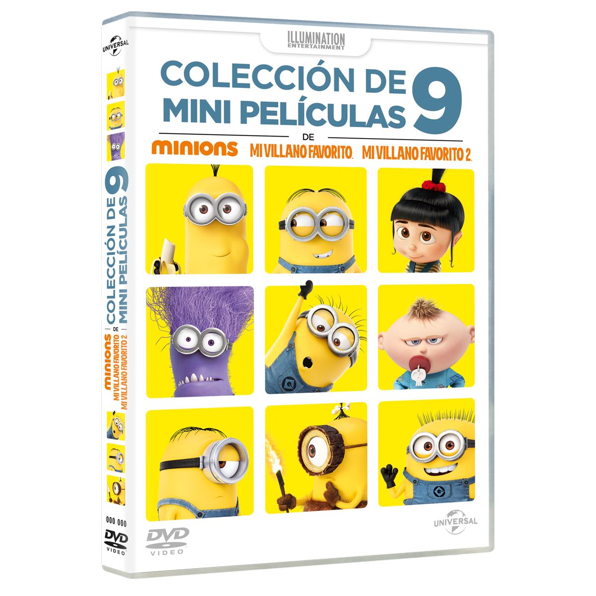 Minions Coleccion de 9 Mini Peliculas