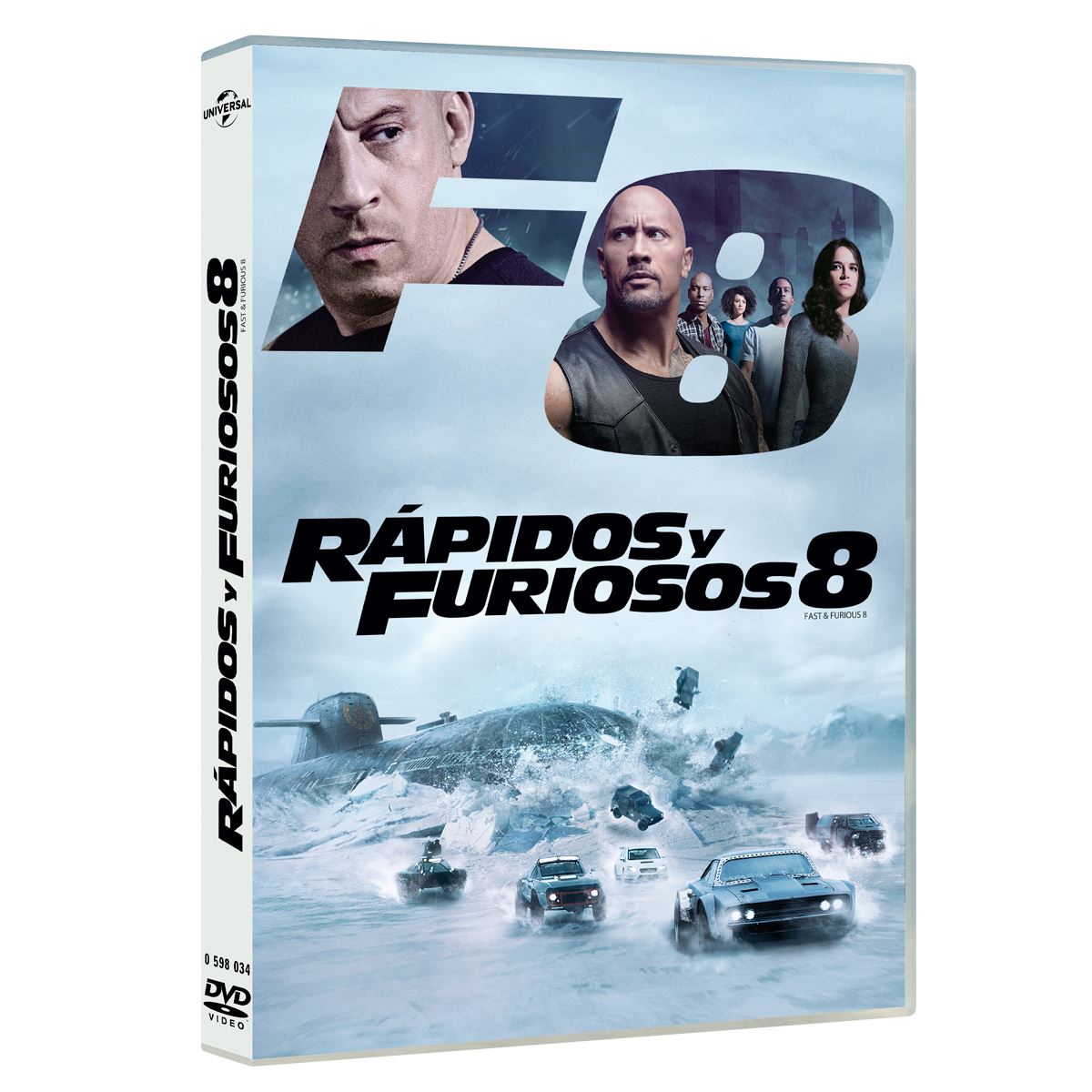 DVD Rápido y Furioso 8