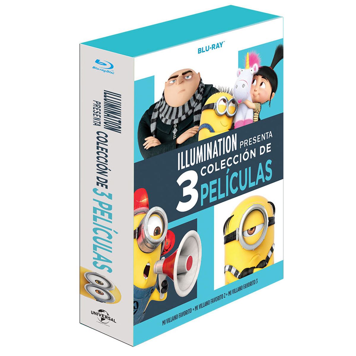 DVD BR Boxset Mi Villano Favorito 1 A 3