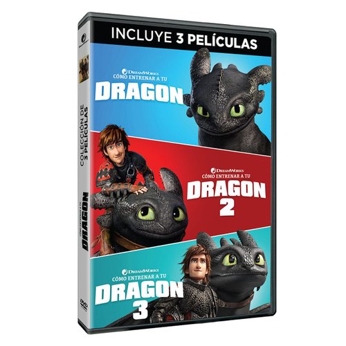 DVD Como Entrenar a tu Dragón Trilogía