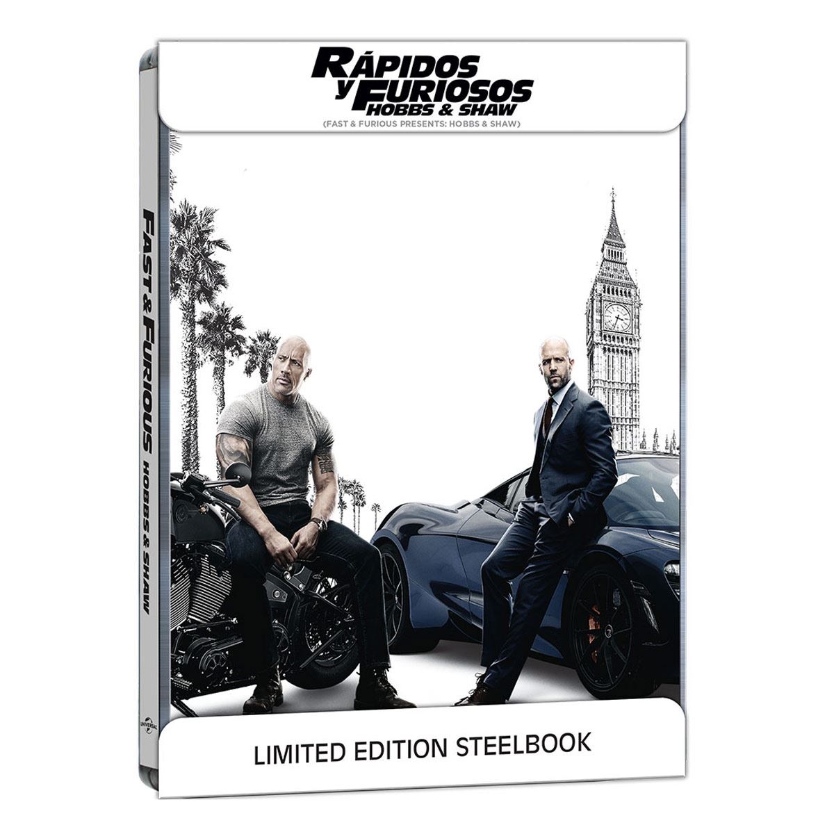 Bluray Steelbook Rápidos Y Furiosos: Hobbs Y Shaw