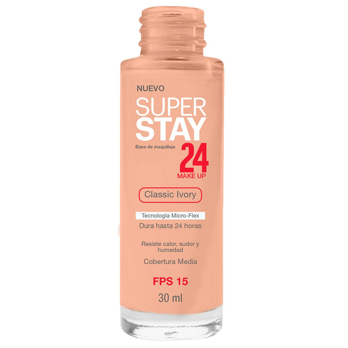 Base de Maquillaje Maybelline New York Super Stay 24H Nude 30 ml