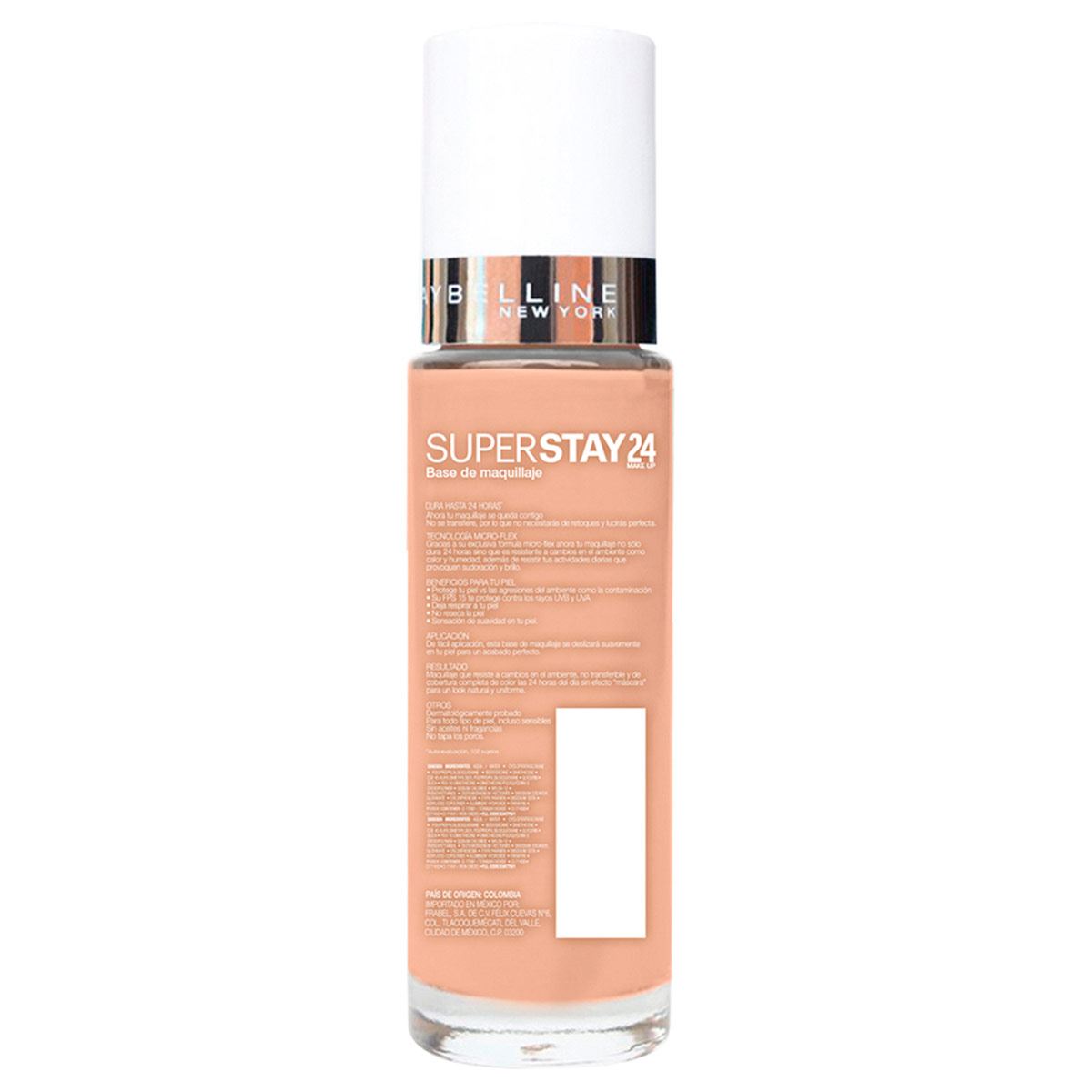 Base de Maquillaje Maybelline New York Super Stay 24H Nude 30 ml
