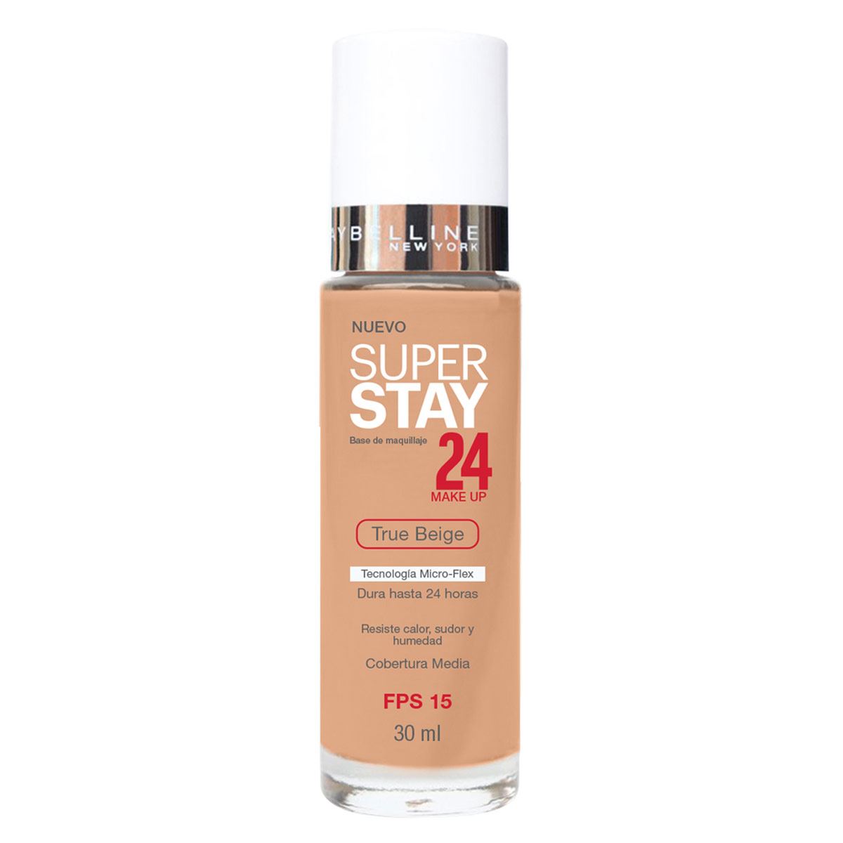 Base de Maquillaje Maybelline New York Super Stay True Beige 30ml