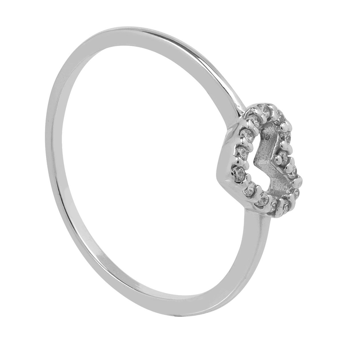 Anillo Contorno De Corazón. Plata, Anillo, Contorno De Corazón, Villalpando