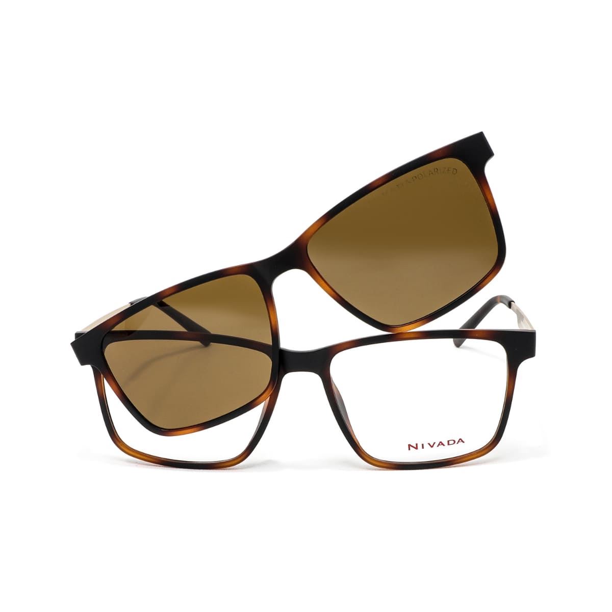 Armazón Nivada Color Havana Para Hombre